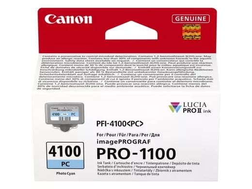 Canon PFI-4100 PC - 80 ml - fotocyan - original - hengeboks - blekkbeholder - for imagePROGRAF PRO-1100