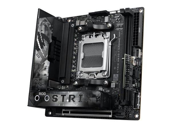 ASUS ROG STRIX X870-I GAMING WIFI - Motherboard - Mini-ITX - Socket AM5 - AMD X870 Chipsatz - USB4, USB 3.2 Gen 2, USB-C 3.2 Gen2, USB 3.2 Gen 1 - ...