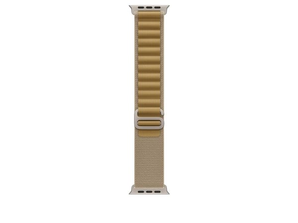 Apple - Sløyfe for smart armbåndsur - 49mm - Stor størrelse - gyllenbrun