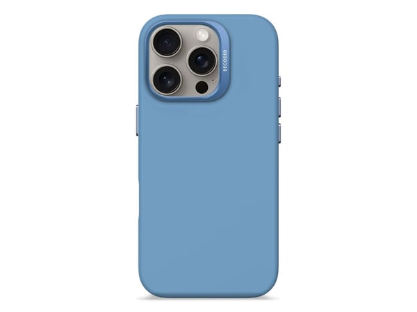 Decoded Silicone Case, Mobilskal, Apple, iPhone 16 Pro, 16 cm (6.3"), Blå