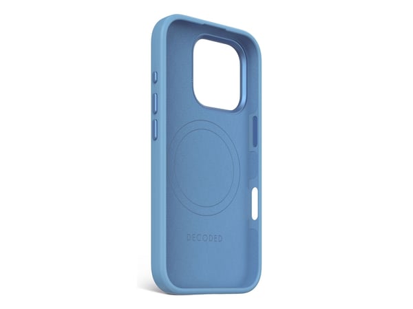 Decoded Silicone Case, Mobilskal, Apple, iPhone 16 Pro, 16 cm (6.3"), Blå