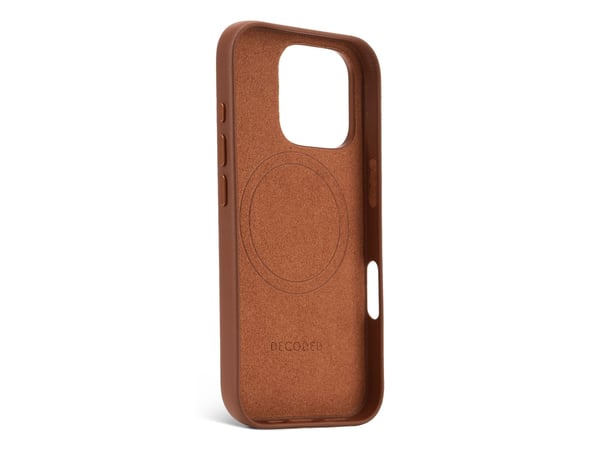 Decoded Leather Case, Suojus, Apple, iPhone 16 Pro, 16 cm (6.3"), Ruskea
