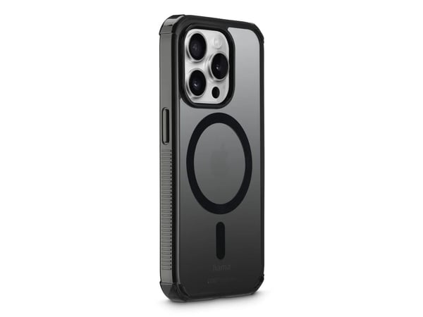 Hama MagCase Extreme Protect mobiltelefondeksel til Apple iPhone 15 Pro, svart (00137938)