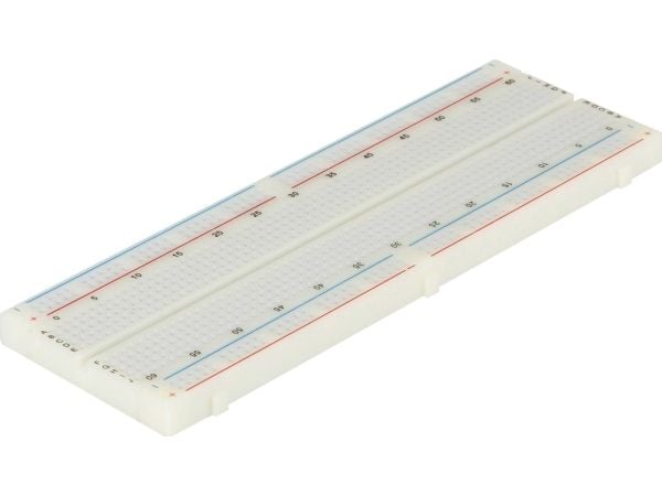 Joy-it plugg-/breadboard 830 kontaktpunkter totalt (L x B) 165 mm x 55 mm 1 stk (rb-breadboard2)