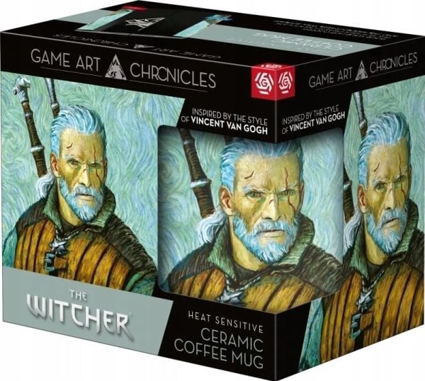 Cenega The Witcher Geralt & Vincent van Gogh, Single/enkelt, 0,45 l, Sort, Flerfarget, Krus, Universell, 1 stykker