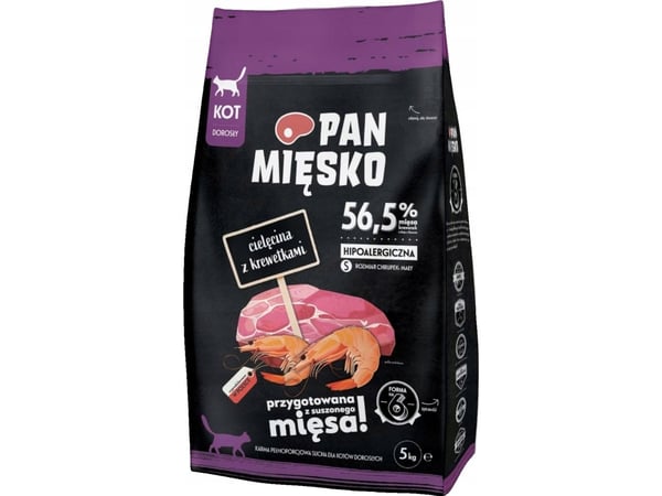 Kattefôr Karma Mieso Karma tørr for katt med reker S 1,6 kg