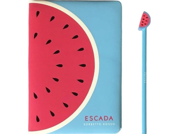 Escada Escada Summer Limited Edition - Sorbetto Rosso, GWP anteckningsbok, blå unisex