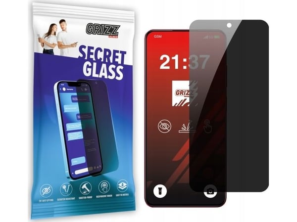 GrizzGlass SecretGlass Privacy Glass for Realme 14x