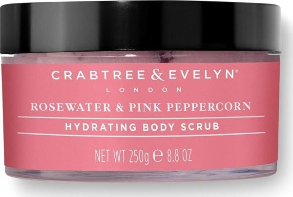 Crabtree & Evelyn Rosewater & Pink Peppercorn Moisturizing Body Scrub 220g