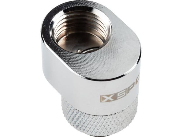 XSPC G1/4 roterbar 7 mm offset-fitting - krom
