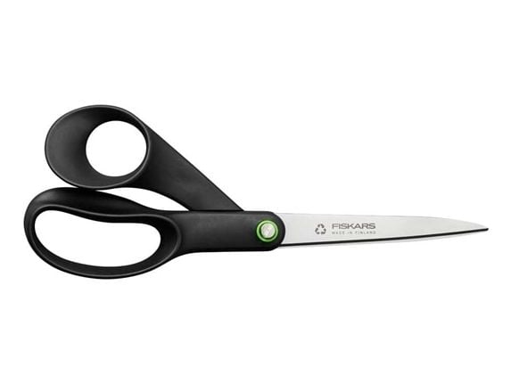 Fiskars 1074547, Voksen, Rett kutt, Single/enkelt, Sort, Rustfritt stål, Rustfritt stål, Universell