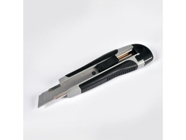 Hobbykniv 18mm Lås & Gummigreb - (12 stk.)