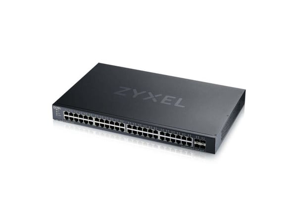 Zyxel - Kytkin - L3 Lite - Hallittu - 48 + 4 - telineeseen asennettava