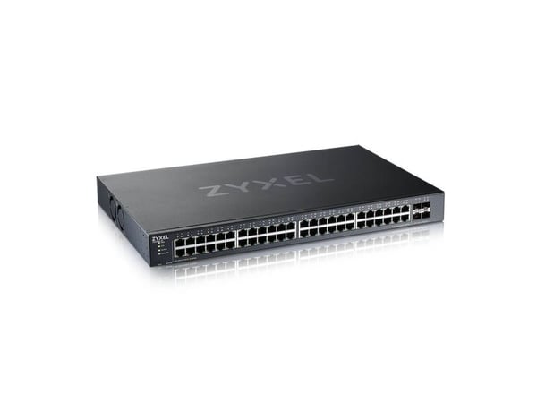 Zyxel - Kytkin - L3 Lite - Hallittu - 48 + 4 - telineeseen asennettava
