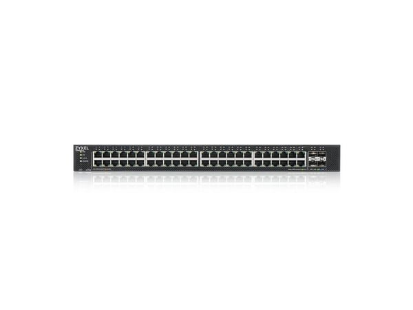 Zyxel - Kytkin - L3 Lite - Hallittu - 48 + 4 - telineeseen asennettava