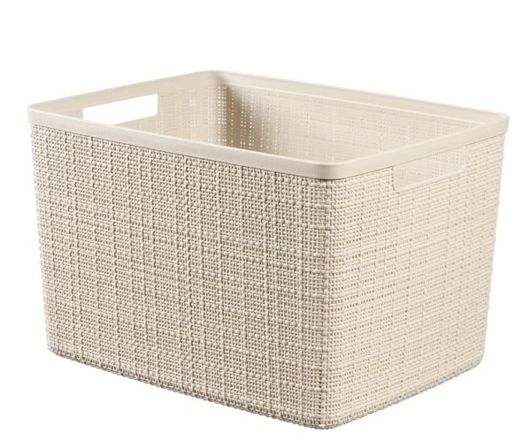 Curver-kurv Jute L kremfarget stilfull Curver