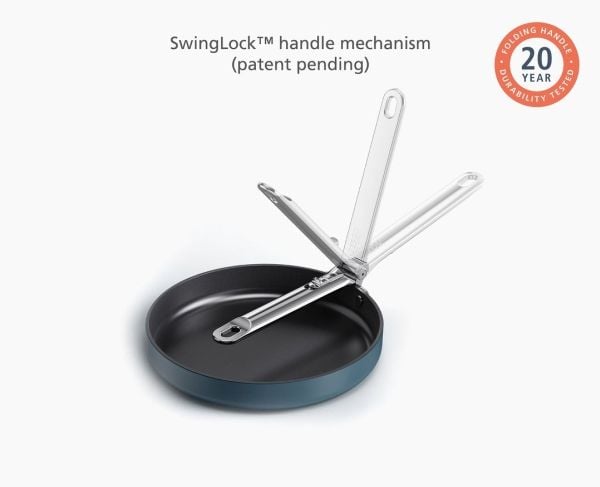 Joseph Joseph Space, Rund, All-bruk panne, Blå, Keramisk, 232 °C, Aluminium