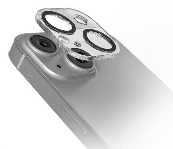 SBS härdat glas D3O med ram för iPhone 15 / 15 Plus