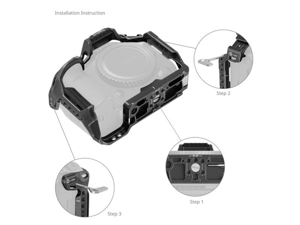 SmallRig 4975, 153 mm, 74 mm, 115,5 mm, 183,6 g, 180 mm, 129,5 mm