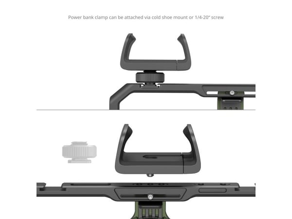 SmallRig 4596, Videopakkaus, musta, Alumiini, Kupari, Muovi, Silikoni, 1,16 kg, 295 mm, 225 mm