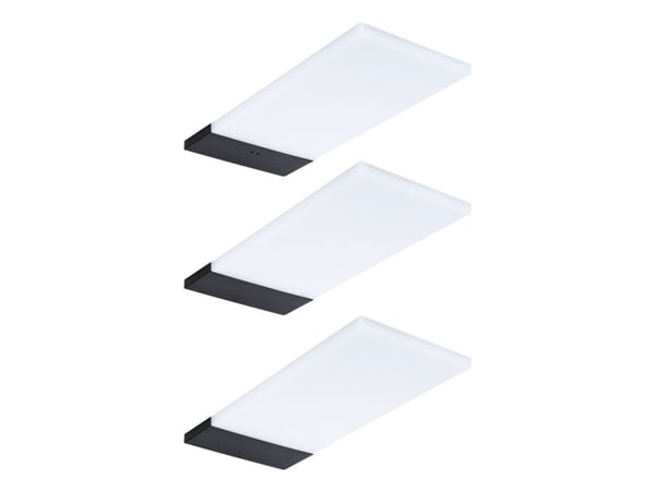 Paulmann 92124, Skåp, Svart, Plast, IP20, II, 3 lampor