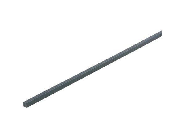 PVC firkantprofil (L x B x H) 500 x 5 x 5 mm 1 stk