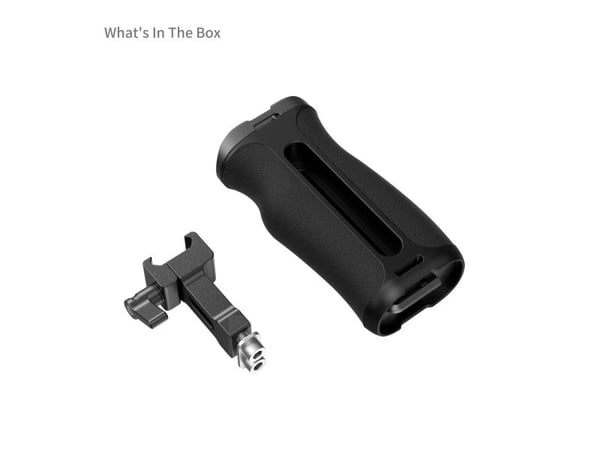 SmallRig 4840, Handgrepp för digitalkamera, Svart, Gjuten aluminium, Silikon, 68 mm, 53,8 mm, 105,5 mm