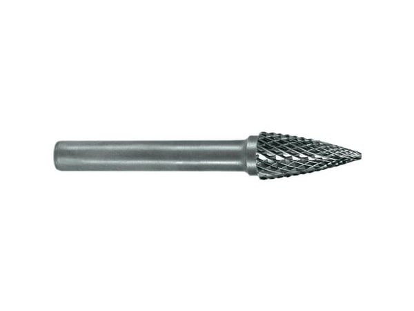 RUKO 116049 fresestift hardmetall spiss bue 3 mm, lengde 38 mm, skaftdiameter 3 mm