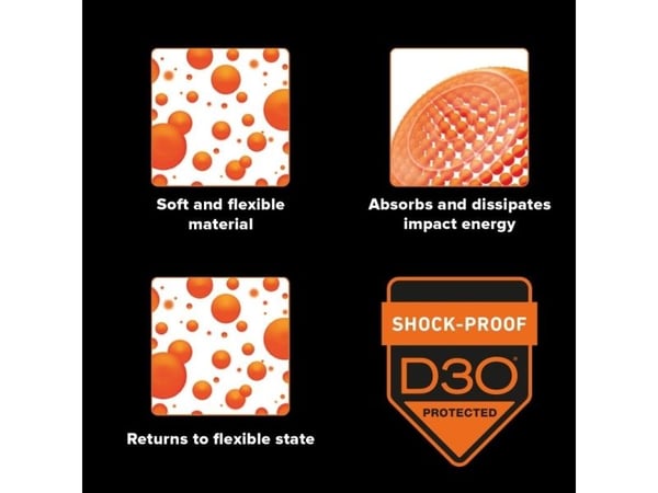 SBS D3O herdet glass med ramme for iPhone 14 Pro