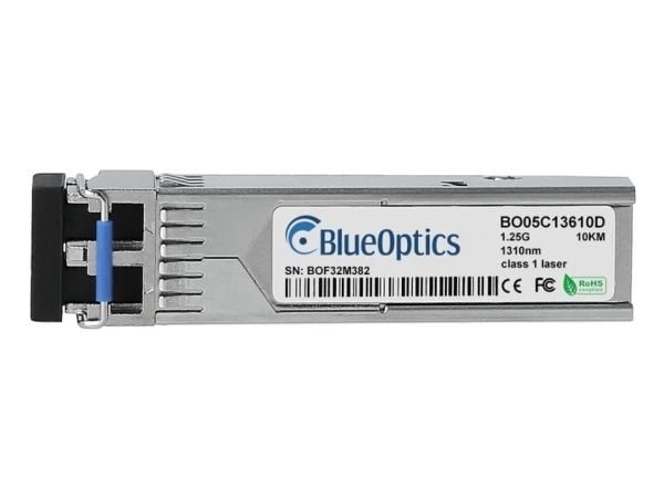 BlueOptics S0G20A-BO, Fiberoptik, 1250 Mbps, SFP, LC, ZX, 10000 m
