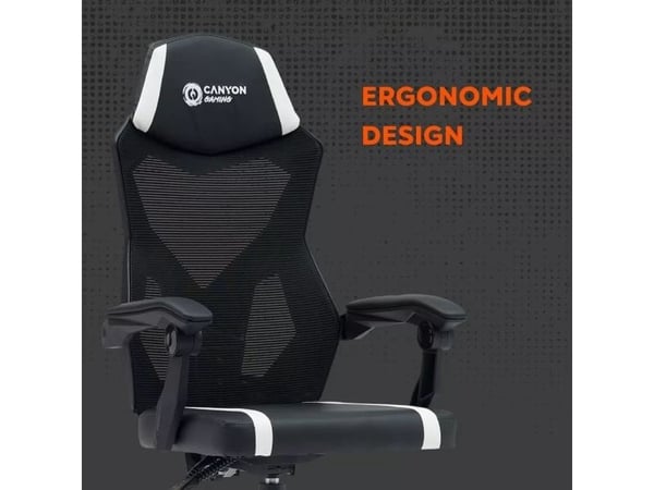 Canyon Flow MCH01, Gaming-stol, 120 kg, Hard Stol, Polstret Rygg, 150 cm, 175 cm