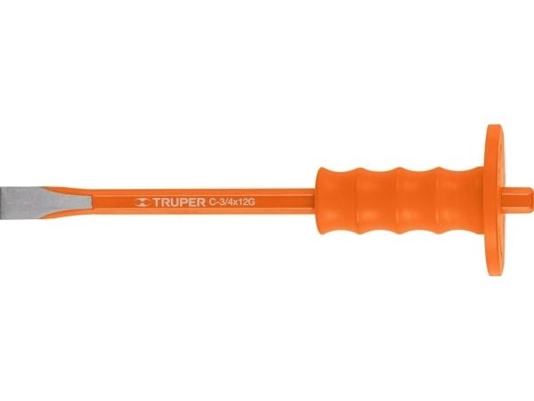 Meisel til betong med antivibrasjonshåndtak 19x305 mm, krom-vanadiumstål Truper®