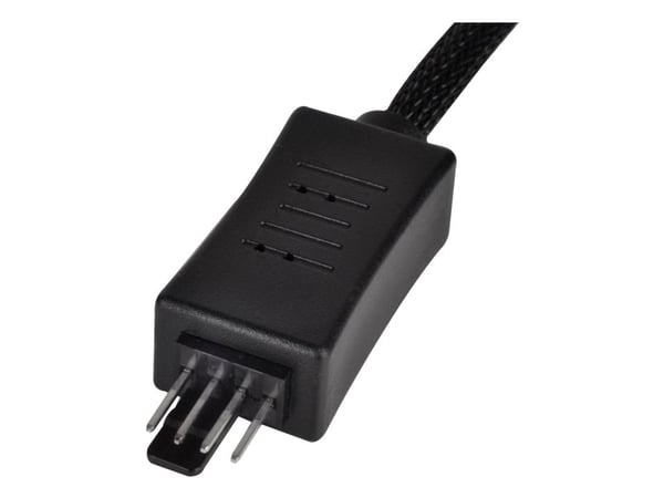 SilverStone 4-nastainen - 4-nastainen, 0,1m, musta (40165)