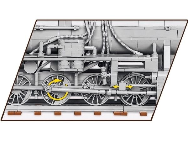 COBI Kriegslokomotive Baureihe 52, Byggeklosser, 10 år, 2476 stykker