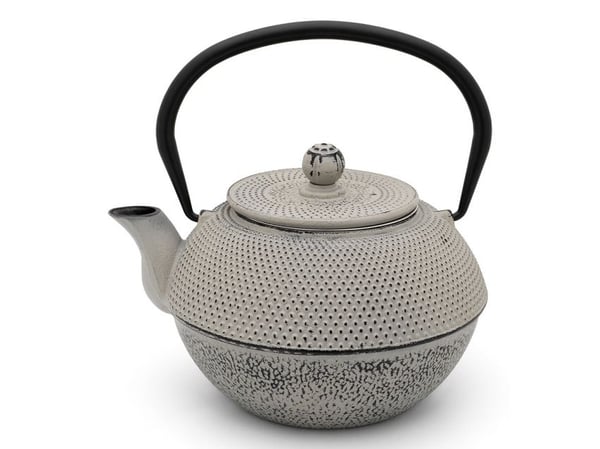 Bredemeijer Jang, Enkel tekanne, 1100 ml, Grå, Støpejern, Bryggefilter, Rustfritt stål