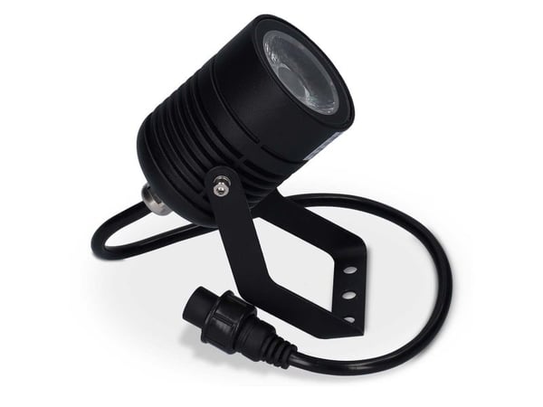 Nedis ZBLOS10RGBW3, Utendørs bakkebelysning, Sort, Aluminium, IP65, Hage, Gressplen, Gangsti, Terrasse, Gulvmontering