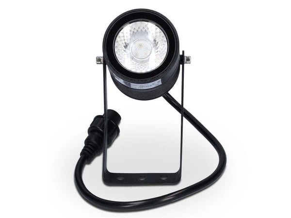 Nedis ZBLOS10RGBW3, Utendørs bakkebelysning, Sort, Aluminium, IP65, Hage, Gressplen, Gangsti, Terrasse, Gulvmontering