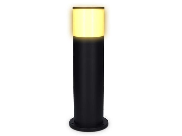 Nedis ZBLOP10RGBW, Gulvlys, Sort, Aluminium, IP65, Fasade, Hage, Gulvmontering