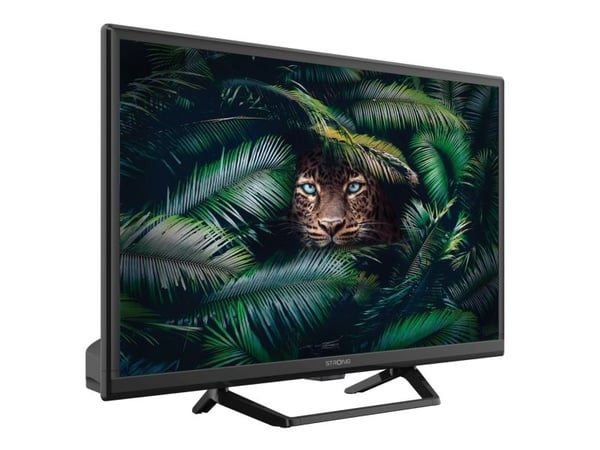 Strong SRT 24HE4023C, 61 cm (24"), 1366 x 768 pikseliä, HD, LCD, DVB-T2, DVB-C, DVB-S2, musta