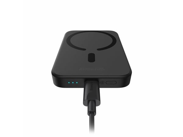 Baseus P10059002113-00, 6000 mAh, Trådløs lading, 20 W, Sort