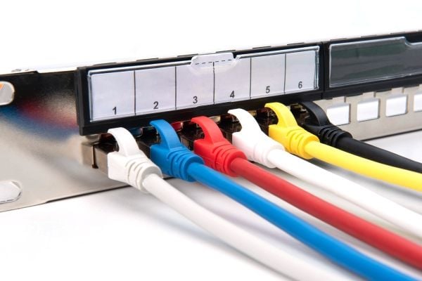 DIGITUS - Pluggbord (blankt) - modular - rackmonterbar - skjermet - svart, RAL 9005 - 1U - 19" - 24 porter