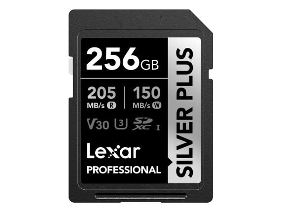 Kart Lexar Lexar SDXC Professional SILVER Plus UHS-I/U3/A2/4K R205/W150 (V30) 256 GB