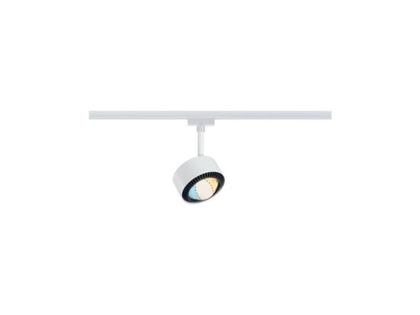 Paulmann Aldan, Spotlight på skinne, 1 ampuller, LED, 8 W, 6500 K, Hvit