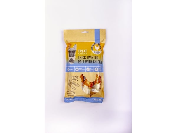 Thick Twisted roll with chicken 200 g - pcs