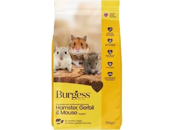 Hamster gerbil & mouse 750 g