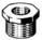 Viega nippelmuffe 1 1/4" x 3/4" rødgods
