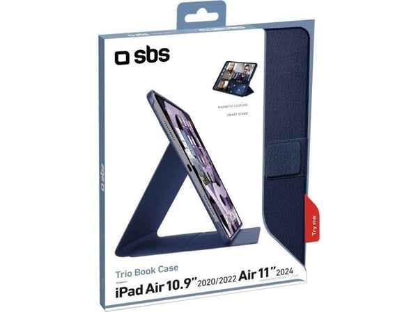 SBS TABKPROIPAIR10924B, Flip case, Apple, iPad Air 10.9" 2020 iPad Air 10.9" 2024 iPad Air 2022, 27,7 cm (10.9"), 200 g