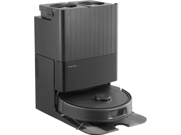 Roborock Qrevo Plus, Uten pose, Svart, Rund, Støv pose, 0,33 l, 63 dB