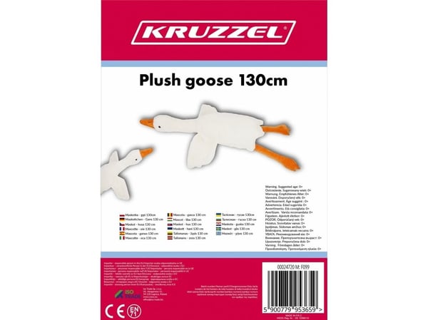 Kruzzel kosedyr - gås 130 cm 24720 Kruzzel kosedyr - gås 130 cm 24720