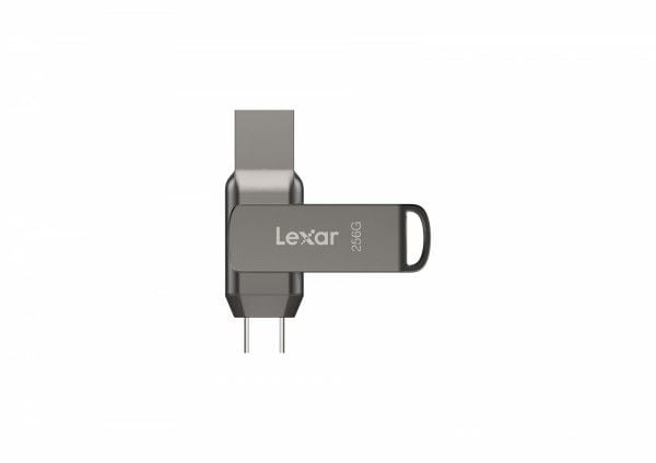 Lexar JumpDrive LJDD400256G-BNQNG, 256 GB, USB Type-C, 3.2 Gen 1 (3.1 Gen 1), 130 MB/s, Erme, Grå